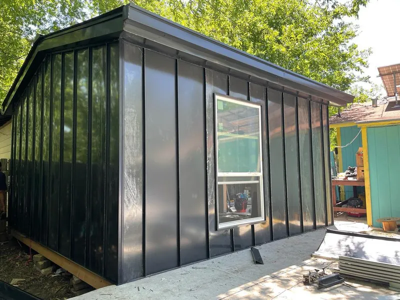 Black standing seam metal wall panels for Roof Inspection in American Canyon